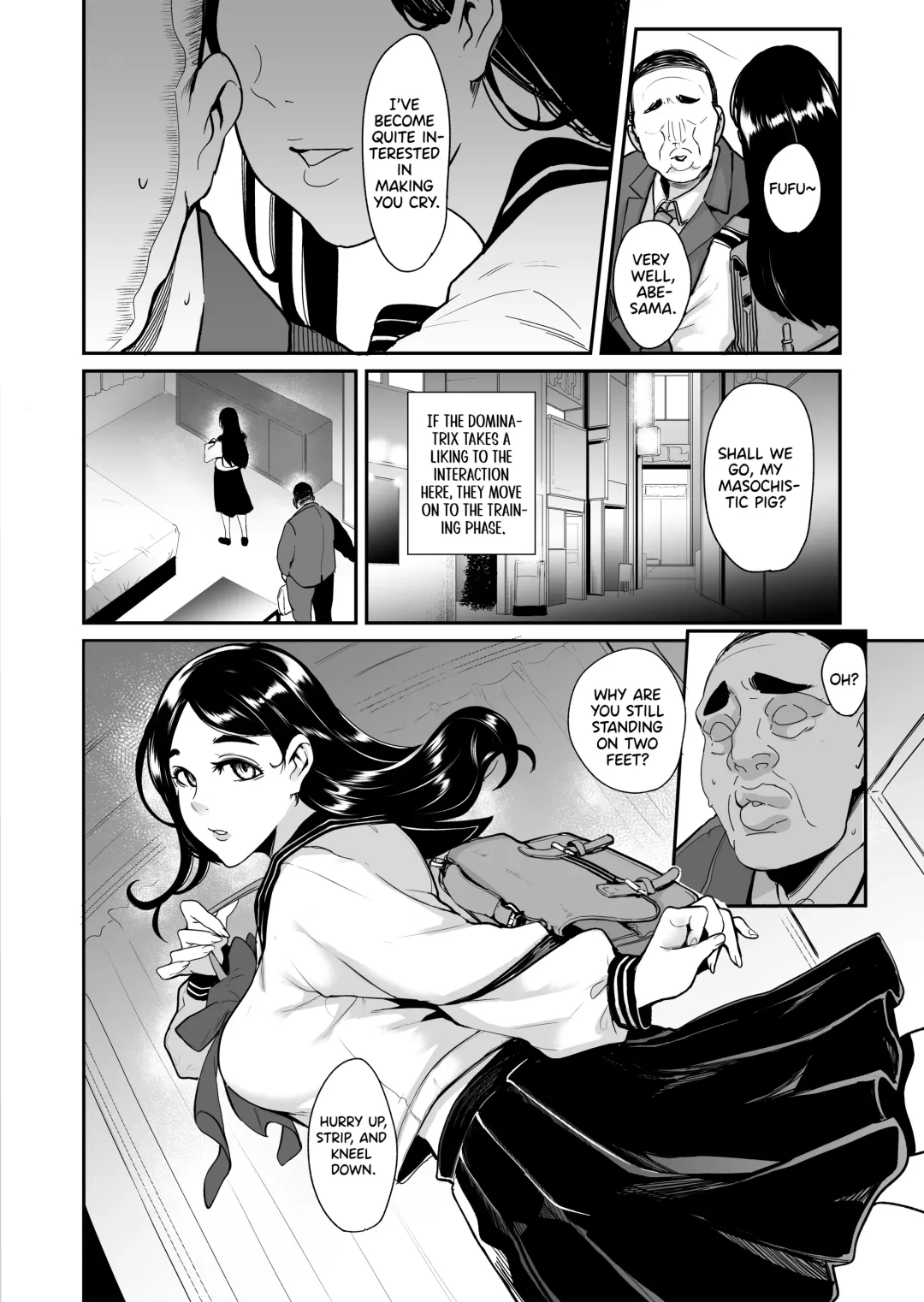 [Otochichi] Maso-katsu -Appli de Joou-sama o Sagashite Choukyou Sareru Maso Otoko-tachi- | Masochistic Life -Masochistic Men searching for and being trained by Dominatrix through an App- Fhentai - Page 5