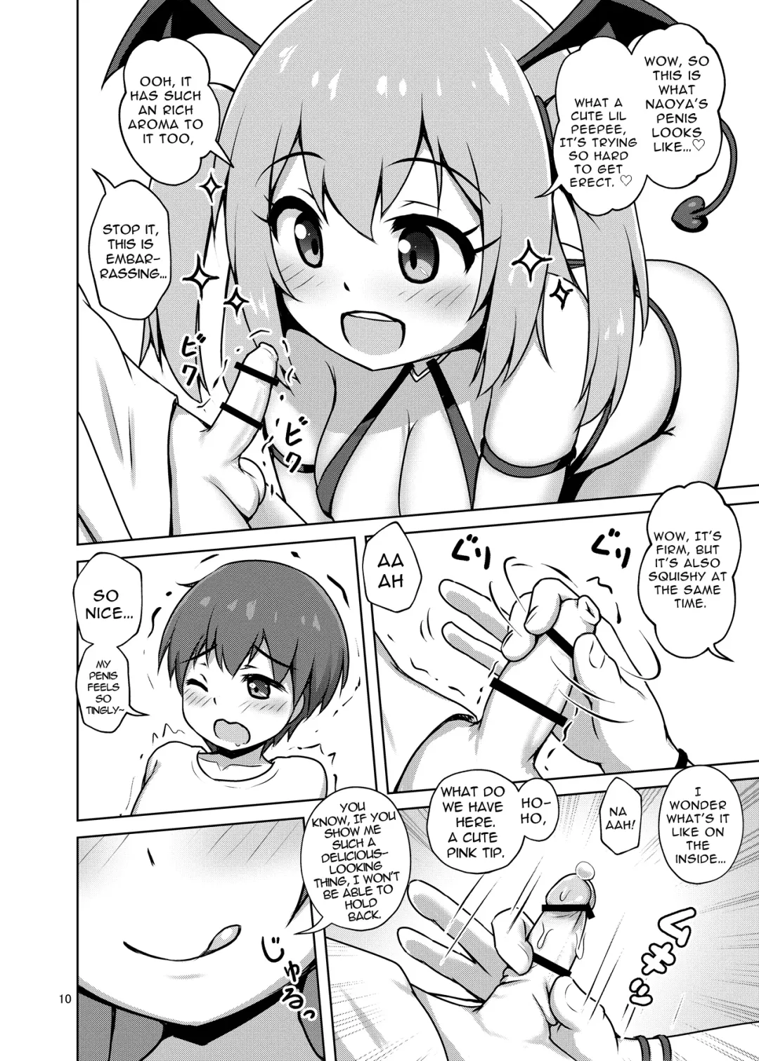 [Arisu Kazumi] Hakoiri Succubus, Shota ni Deau. | Sheltered Succubus Meets Shota. Fhentai - Page 10
