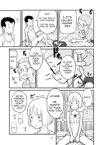 [Lithium] Tanaka-kun ga Boku-tachi no Mae de Kyoudai Sex Shita Hi no Koto | The day that Tanaka had incestual sex right in front of us. Fhentai - Page 15