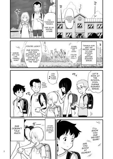 [Lithium] Tanaka-kun ga Boku-tachi no Mae de Kyoudai Sex Shita Hi no Koto | The day that Tanaka had incestual sex right in front of us. Fhentai - Page 3