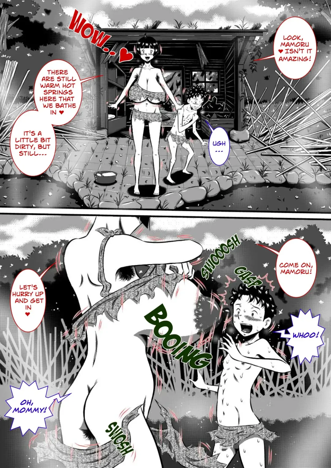[Point Takashi] Mama to Haikyo de Survival? Watashi (Mama) ga Musuko (Anata) o Kitaete Ageru! | Survival in the Ruins with Mom "Mom will Harden You up, Son!" Fhentai - Page 8