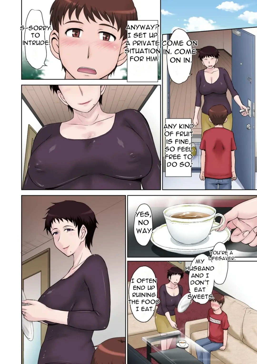 [Tsukino Jyogi] Shufu: Tokihara Miwako no Furachina Takurami | Housewife Time Limit: Miwako's Unknown Scheme Fhentai - Page 4