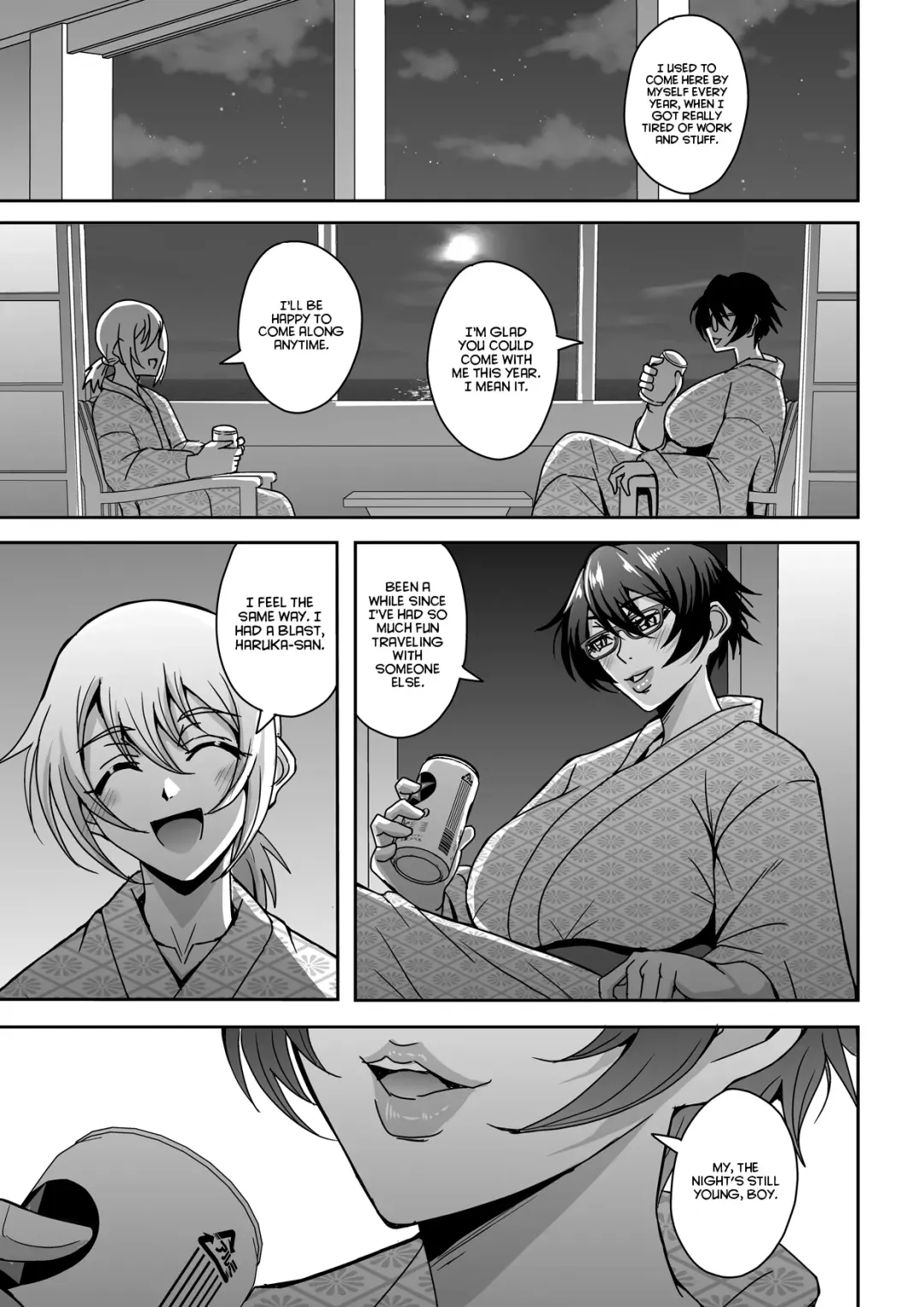 [Mifune Seijirou] Arofour Dokushin BariCare Oba-san ga Yuujin no Musuko demo Aru Toshishita Danshi to no Kankei ni Hamaru Hanashi 2 Onsen Ryokou Hen Fhentai - Page 38