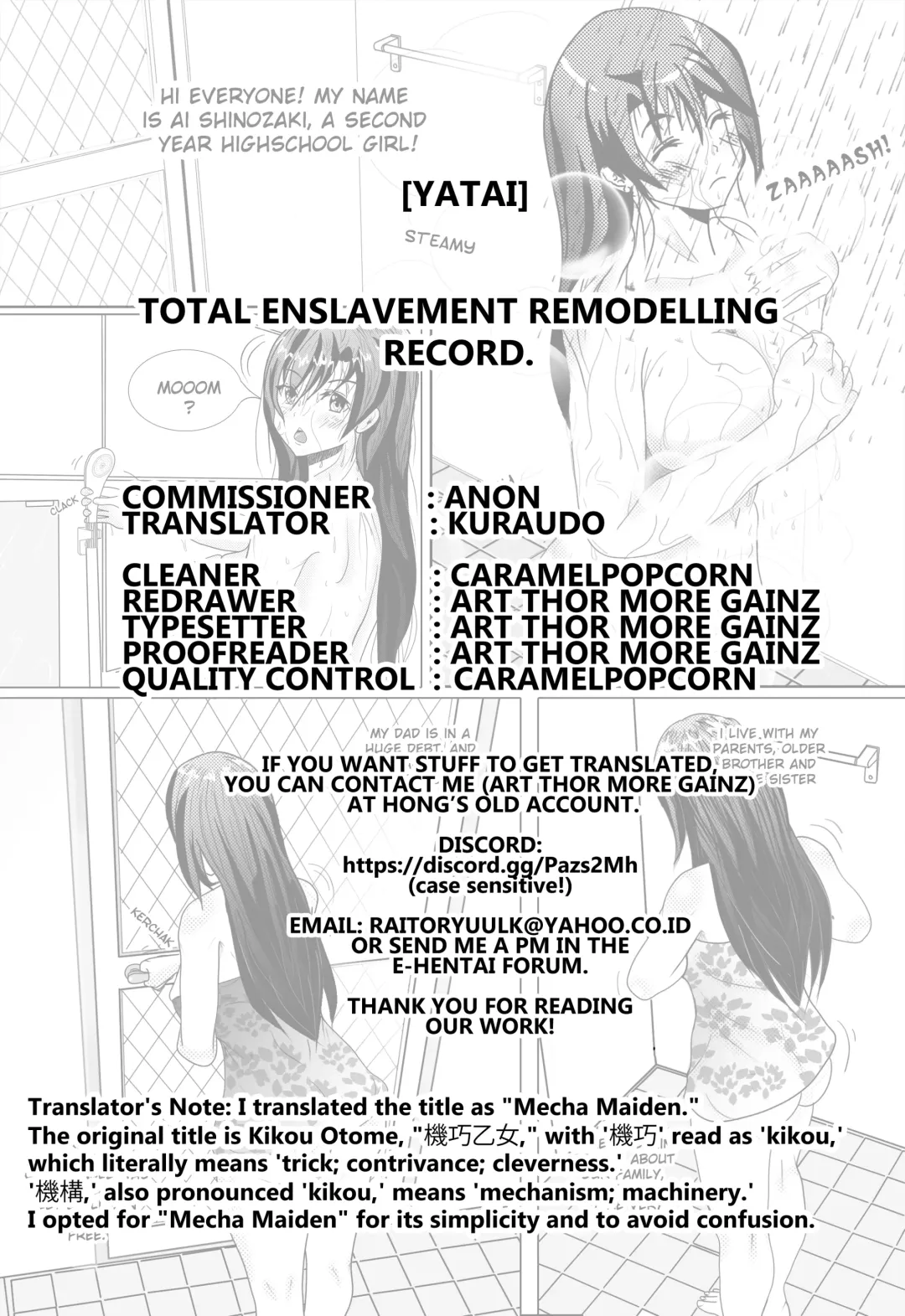[Yatai] Kanzen Dorei Kaizou Kiroku  Kikou Otome | Total Enslavement Remodelling Record Mecha Maiden Fhentai - Page 22