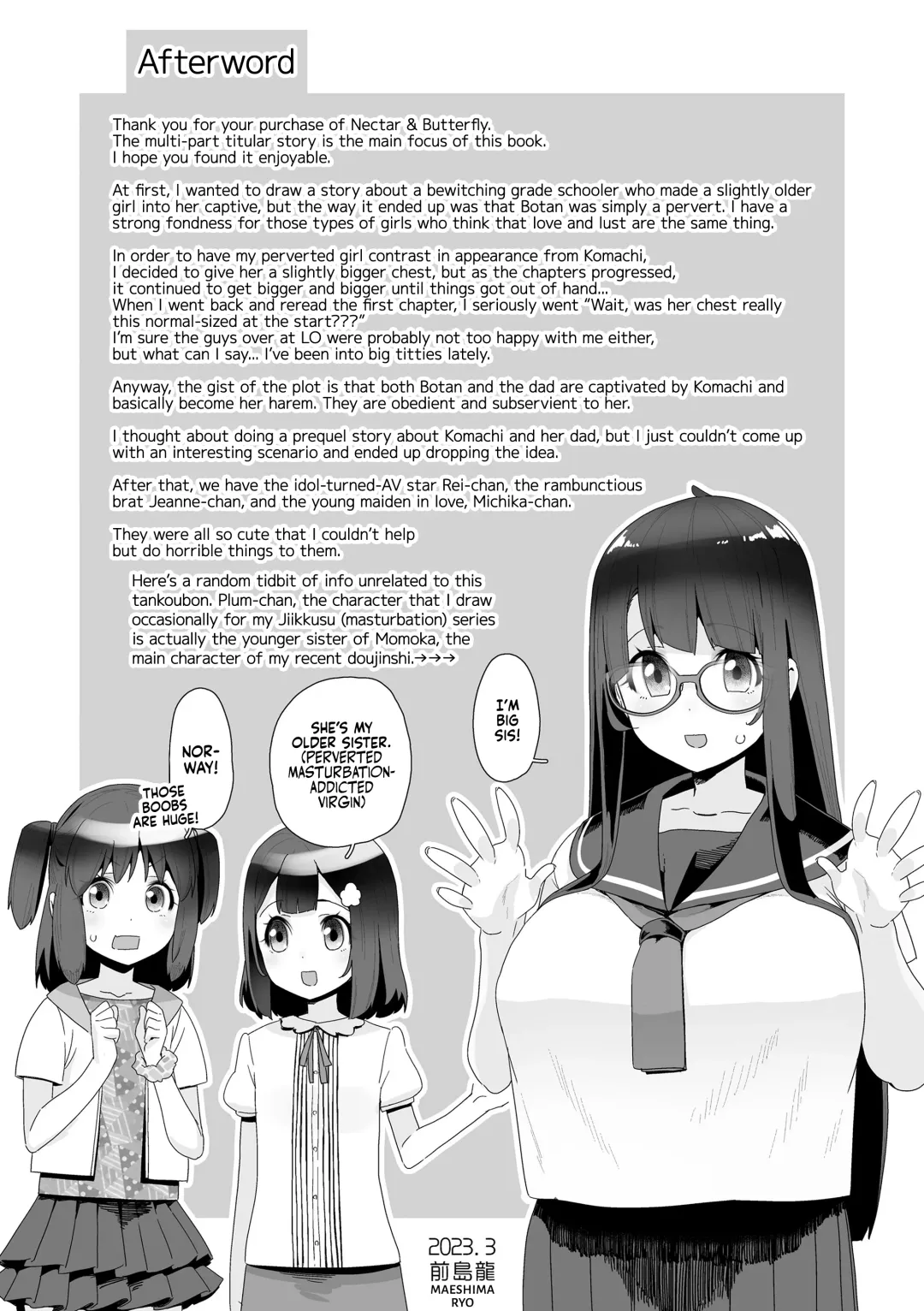 [Maeshima Ryou] Mitsu to Chou - Decoy and Sacrifice | Nectar & Butterfly (decensored) Fhentai - Page 193