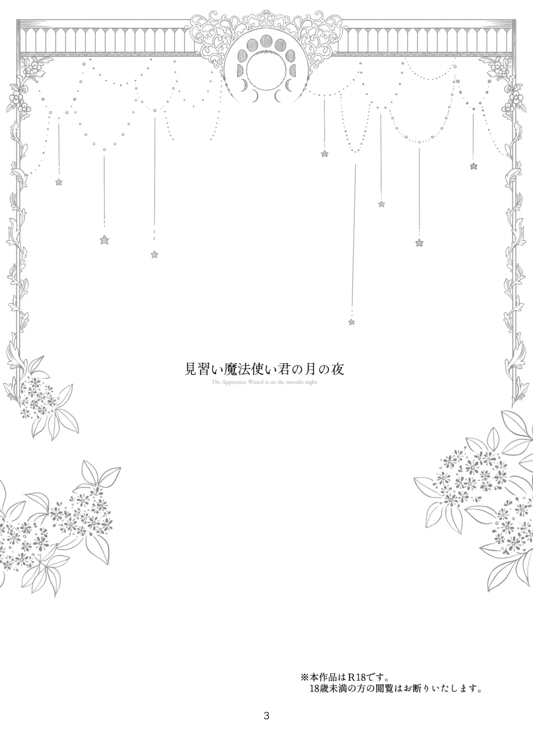 [Nakahara Mizuimo] Minarai Mahoutsukai-kun no Tsuki no Yoru - The Apprentice Wizard is on the moonlit night. Fhentai - Page 3