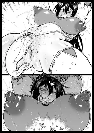 [Ahemaru] Chibi  Inchuu  nanka ni Makenai Tsubaki-san | 不能输给淫虫的椿 Fhentai - Page 23