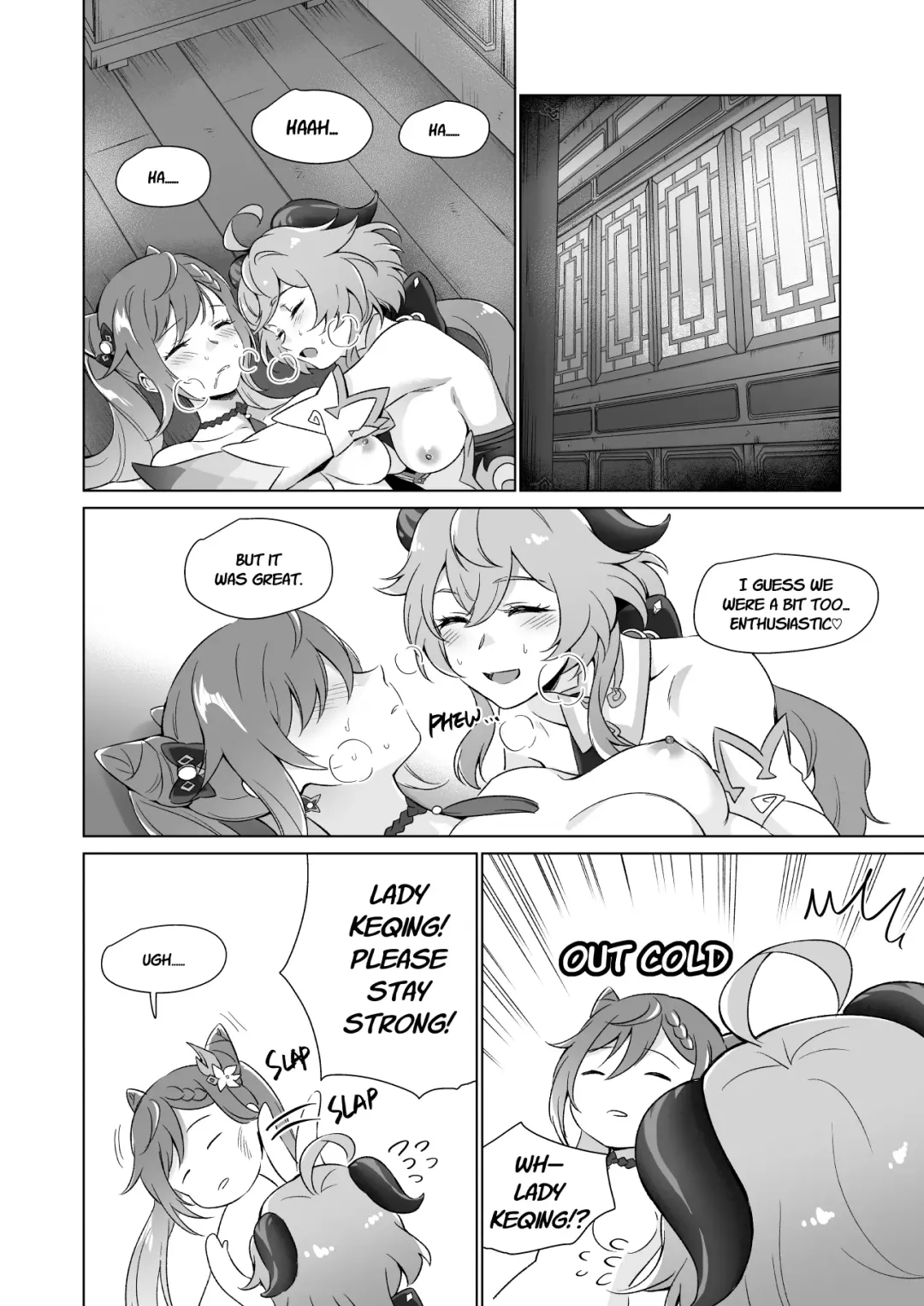 [Negom] Ecchi desu yo Keqing-san! | You're So Lewd, Lady Keqing! Fhentai - Page 33