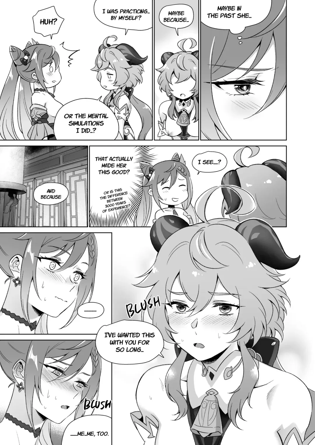 [Negom] Ecchi desu yo Keqing-san! | You're So Lewd, Lady Keqing! Fhentai - Page 36