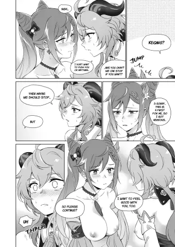 [Negom] Ecchi desu yo Keqing-san! | You're So Lewd, Lady Keqing! Fhentai - Page 21