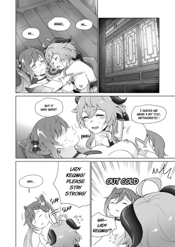 [Negom] Ecchi desu yo Keqing-san! | You're So Lewd, Lady Keqing! Fhentai - Page 33