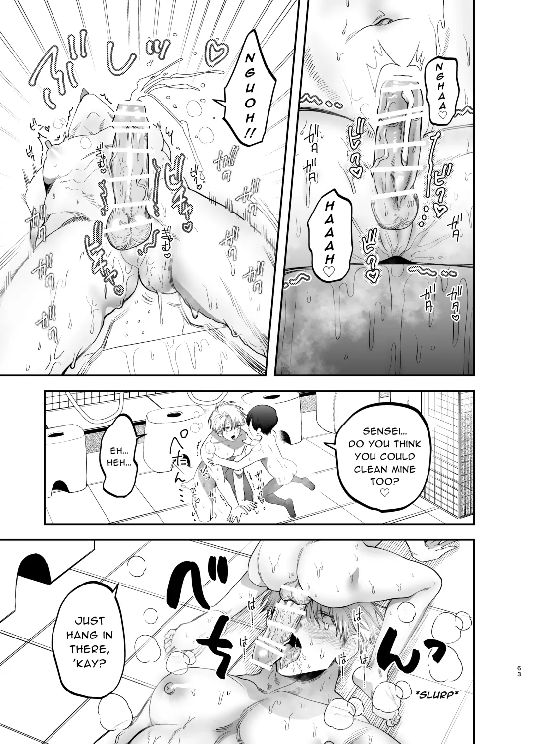 [Kanipan Mushamusha] Kyokon Sugiru Oshiego ni Choukyou Sarete Ketsuman Dorei ni Narimashita ~Dokidoki Rinkai Gakkou Hen~ | Sexually Trained By My Excessively Big Dicked Student ~Thrilling Seaside School Trip~ Fhentai - Page 62