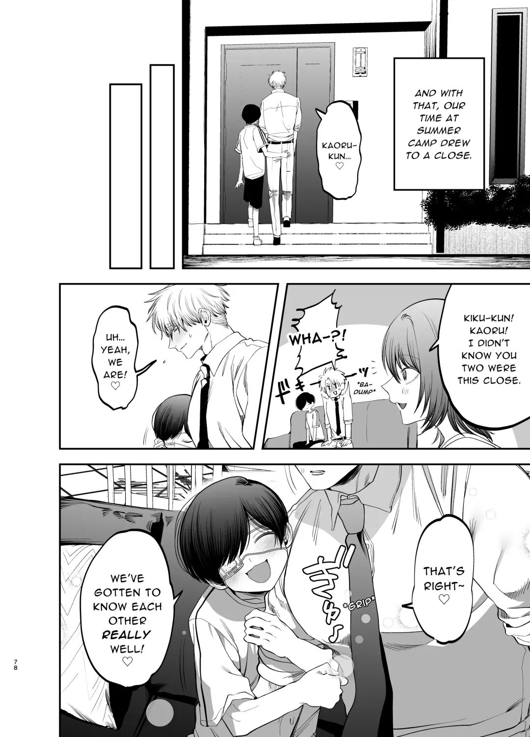 [Kanipan Mushamusha] Kyokon Sugiru Oshiego ni Choukyou Sarete Ketsuman Dorei ni Narimashita ~Dokidoki Rinkai Gakkou Hen~ | Sexually Trained By My Excessively Big Dicked Student ~Thrilling Seaside School Trip~ Fhentai - Page 77