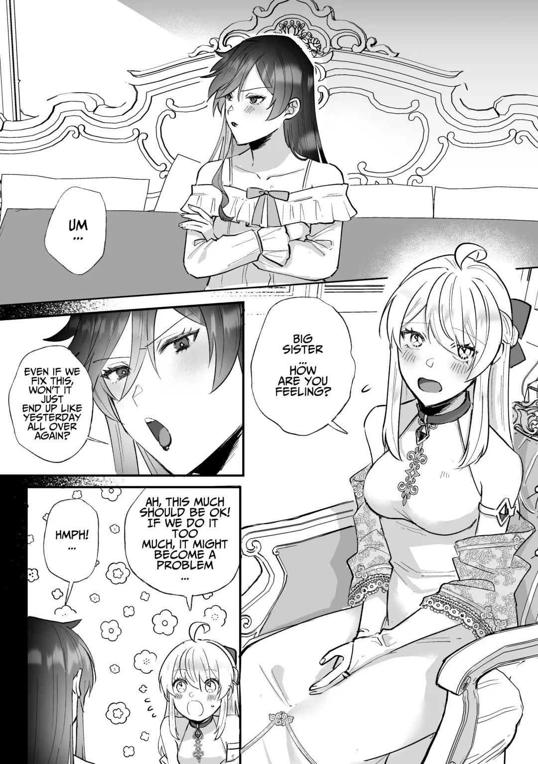 [Daizu] Danzai Route o Kaihi Shiyou to Shita Akuyaku Reijou wa Futanari Seijo no Imouto ni Dekiai Saremashita Fhentai - Page 42