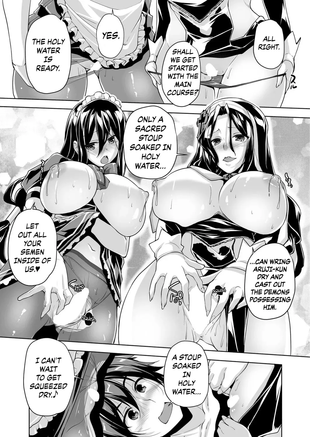 [Nishizaki Eimu] Motto! Haramase! Honoo no Oppai Isekai Oppai Maid Gakuen! Ch. 2 Fhentai - Page 15