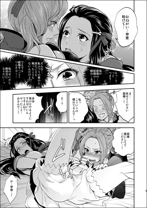 [Mothica] Fuyu Komi Shinkan: Hayakawadono × Kaihime Moto Sanpuru Fhentai - Page 5