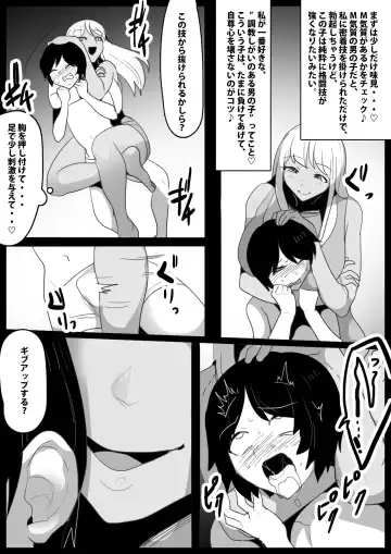Butouha Futanari Joshi ni yoru "Shota Nikubenki" no Tsukurikata Fhentai - Page 10