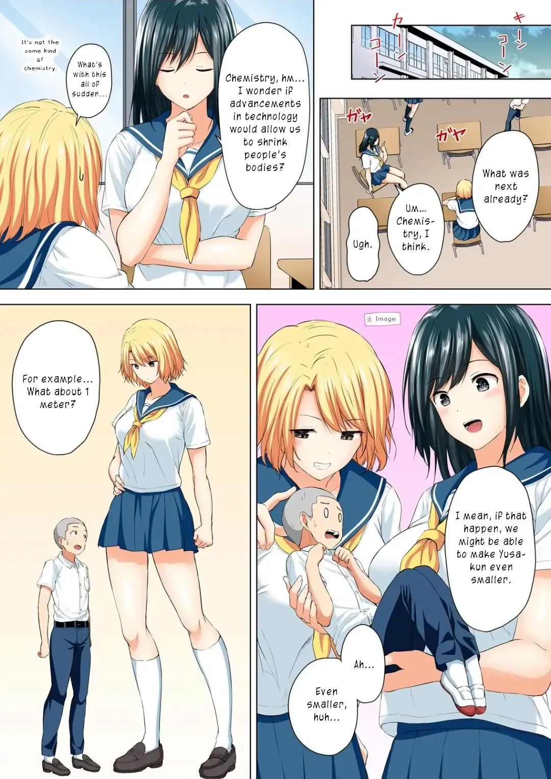 [Hachimitsu] Shinchousa 40cm, Kyou mo Omocha ni Saretemasu ~ Dekkai JK no Iinari SEX 1-2 | With a Height Difference of 40cm, I'm Being Toyed with Again Today ~ Sex Yes-Man of Huge High Shool Girls Fhentai - Page 38
