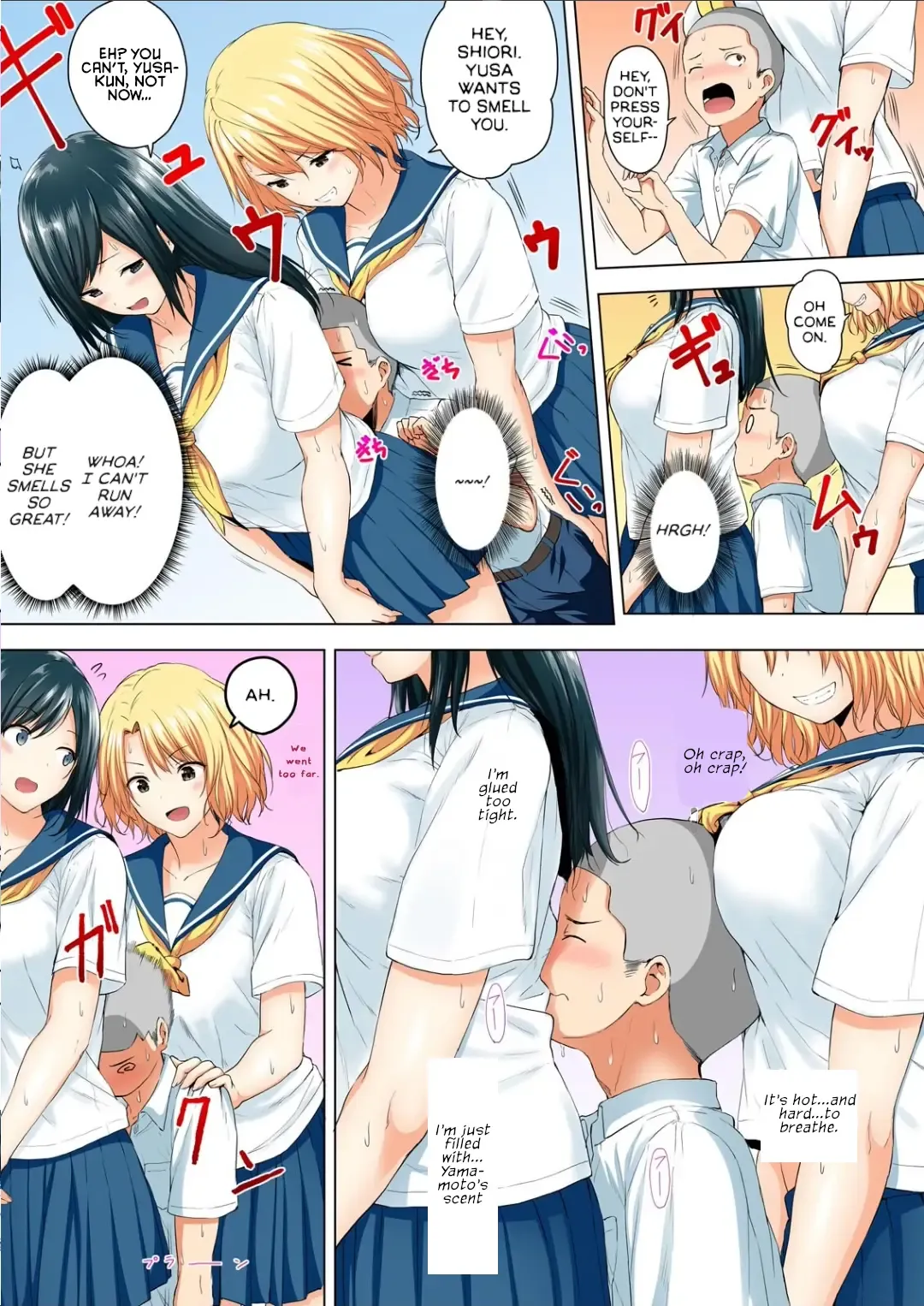 [Hachimitsu] Shinchousa 40cm, Kyou mo Omocha ni Saretemasu ~ Dekkai JK no Iinari SEX 1-2 | With a Height Difference of 40cm, I'm Being Toyed with Again Today ~ Sex Yes-Man of Huge High Shool Girls Fhentai - Page 4
