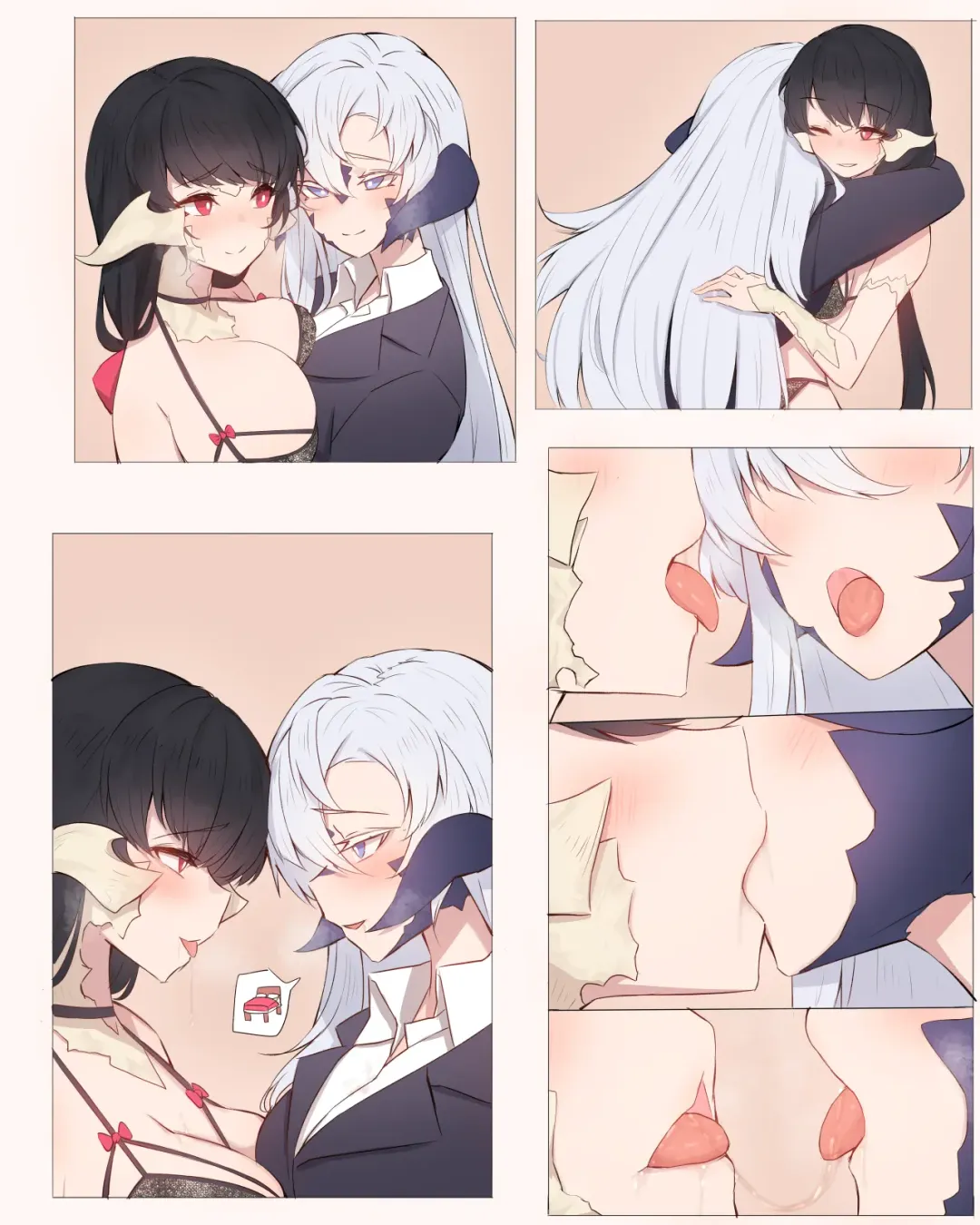 [Rikuguma] Cute Futanari Couple Fhentai - Page 11