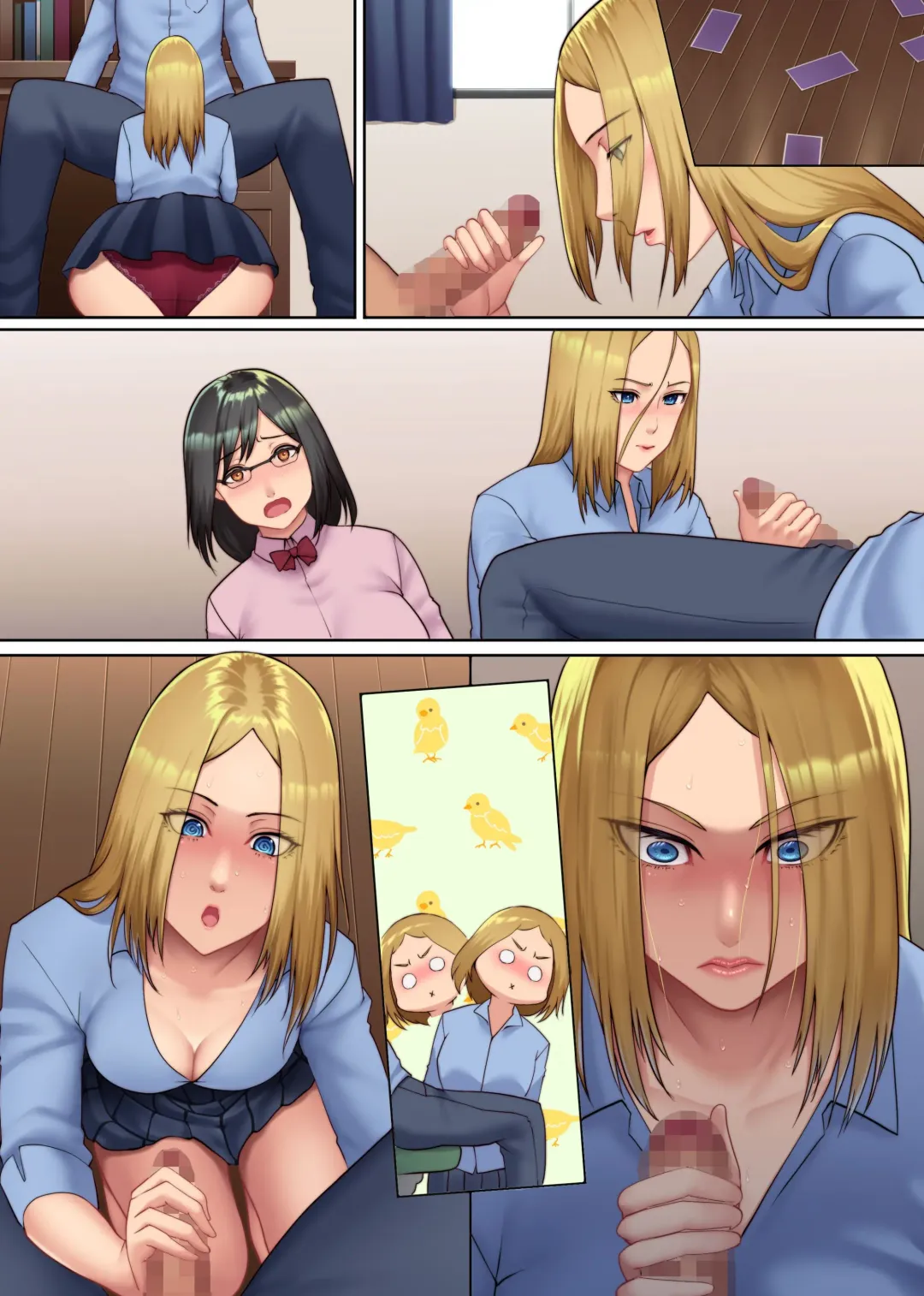 [Big.g] Osananajimi no Gal to Meganekko to Nakadashi Sex ni Oboreta Hi Soen ni Natteta Osananajimi-tachi no Seichou Shita Karada o Mae ni... Fhentai - Page 31