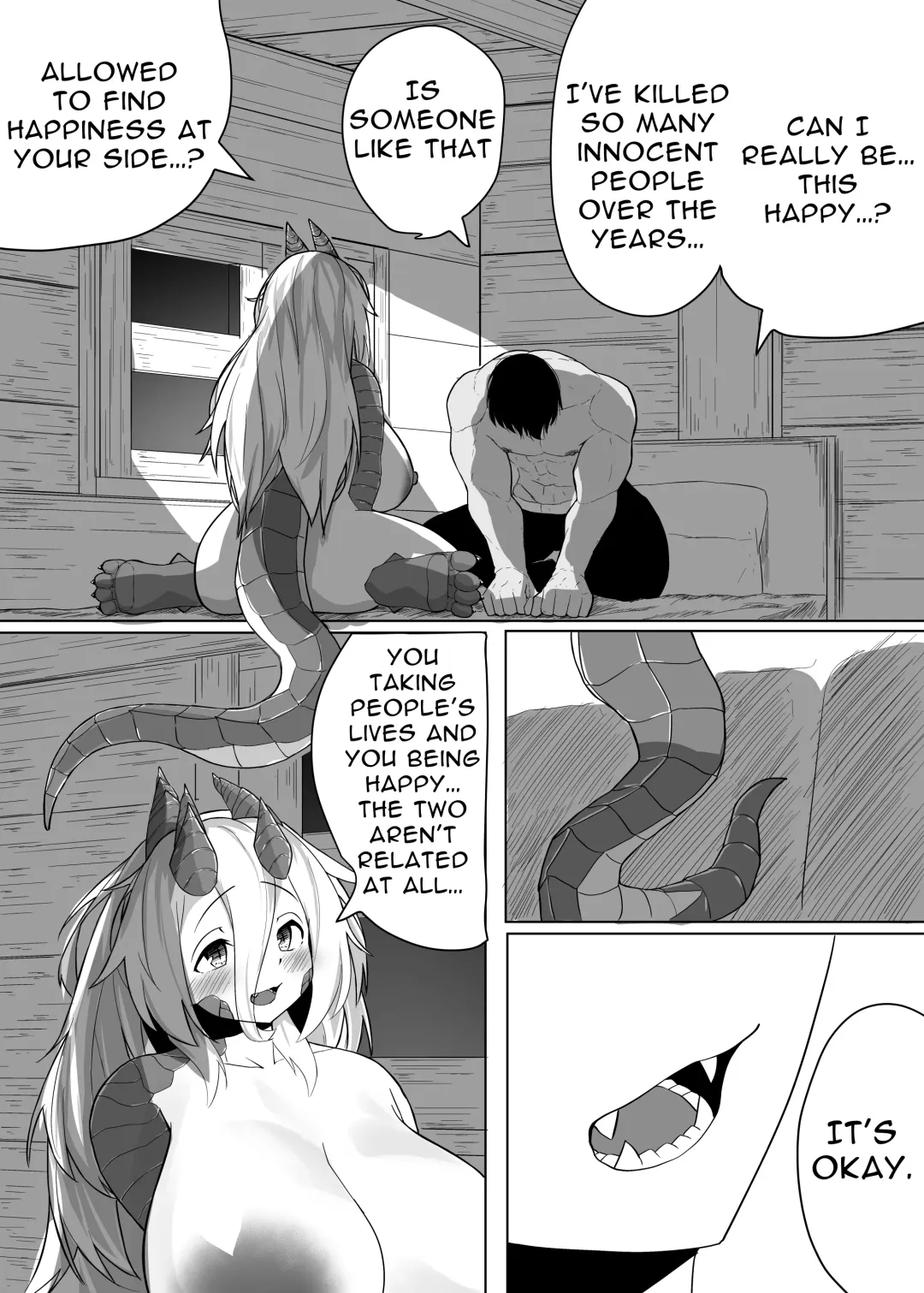 [Kyabetsuka] The Pure Love Pleasure of a Persecuted Dragon Girl and an Assassin at His Limit Fhentai - Page 43