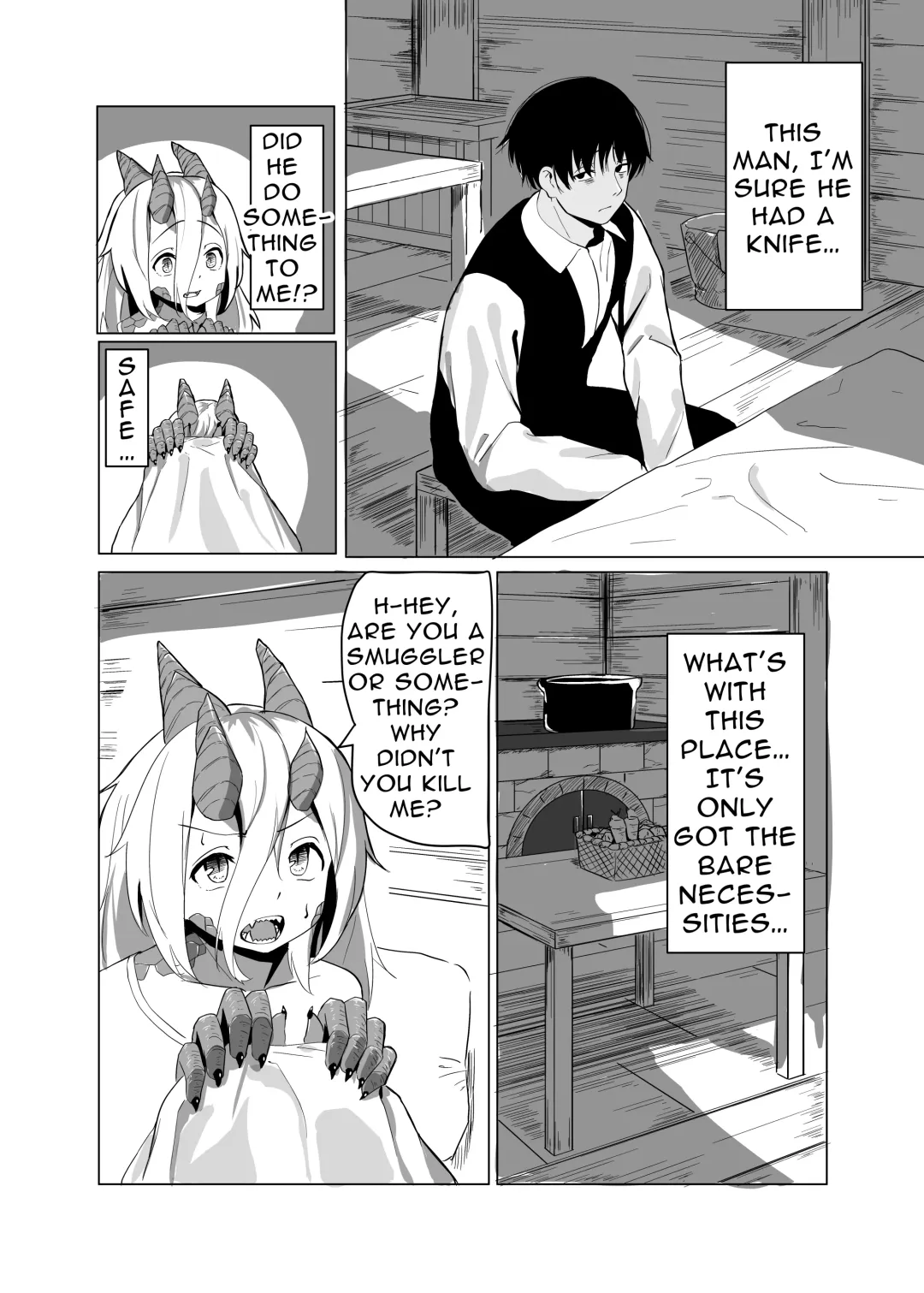 [Kyabetsuka] The Pure Love Pleasure of a Persecuted Dragon Girl and an Assassin at His Limit Fhentai - Page 9