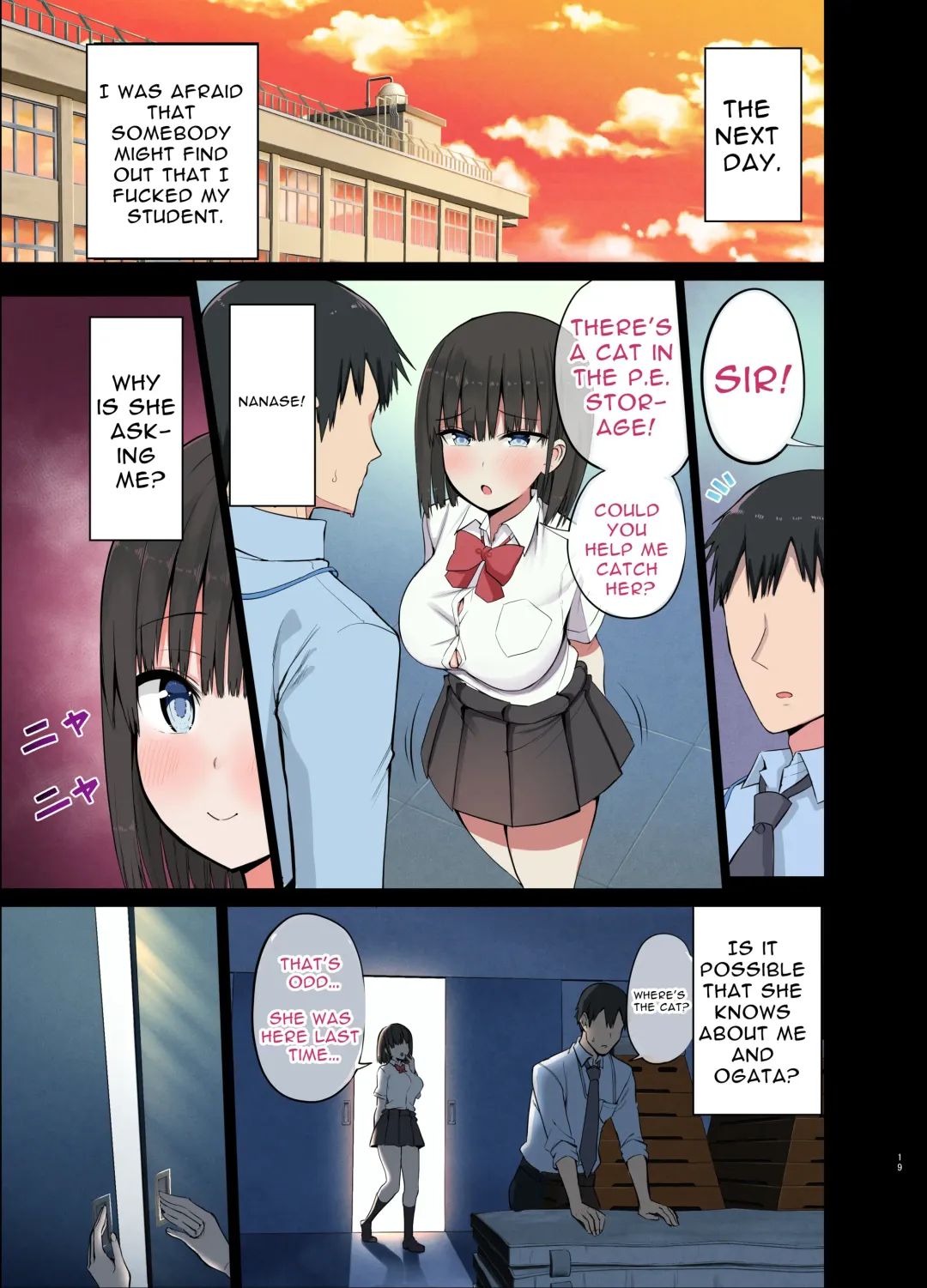 [Chilt] Bitch Gal! Sensei no BIG Chinchin Daaisuki | Slutty Gals! ~We Luv Your BIG Dick~ Fhentai - Page 19