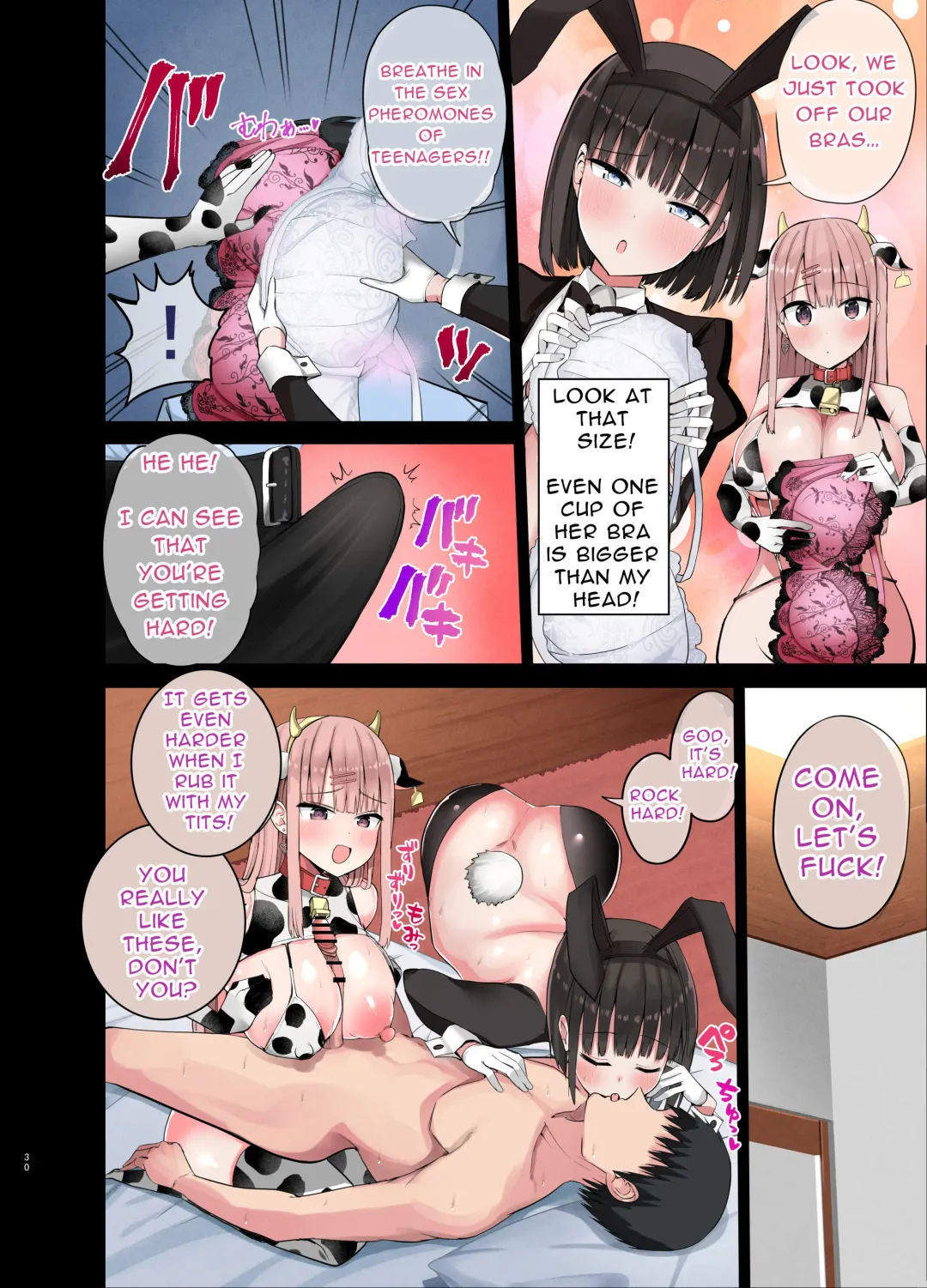 [Chilt] Bitch Gal! Sensei no BIG Chinchin Daaisuki | Slutty Gals! ~We Luv Your BIG Dick~ Fhentai - Page 30