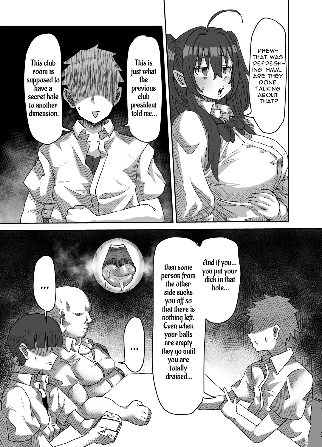 [Seema] In kyasakyubasu ~Inma to Ijigen ni Tsunagaru Ana~ | Gloomy Succubus ~glory hole connected to another dimension~ Fhentai - Page 9