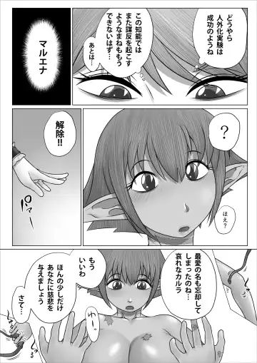 Eiyuu to Yobareta Onna Elf Senshichou ga Inran Mesubuta ni Nikutai Kaizou Sare Tanetsuke Semen Benki to Shite Isshou Houshi suru Hanashi ~Futanari Hen~ Fhentai - Page 32