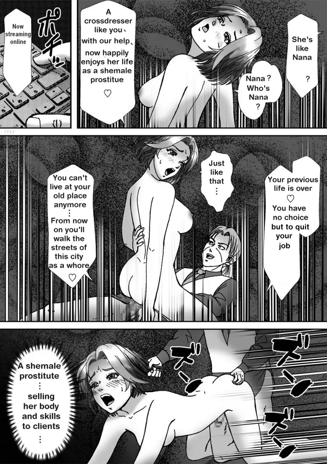 Ninki Josouko Blogger ga Rachirarete Shoufu Nisareta Ken | The abduction and revelation of a crossdress blogger Fhentai - Page 45