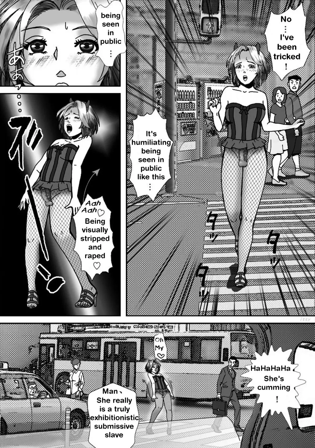 Ninki Josouko Blogger ga Rachirarete Shoufu Nisareta Ken | The abduction and revelation of a crossdress blogger Fhentai - Page 52