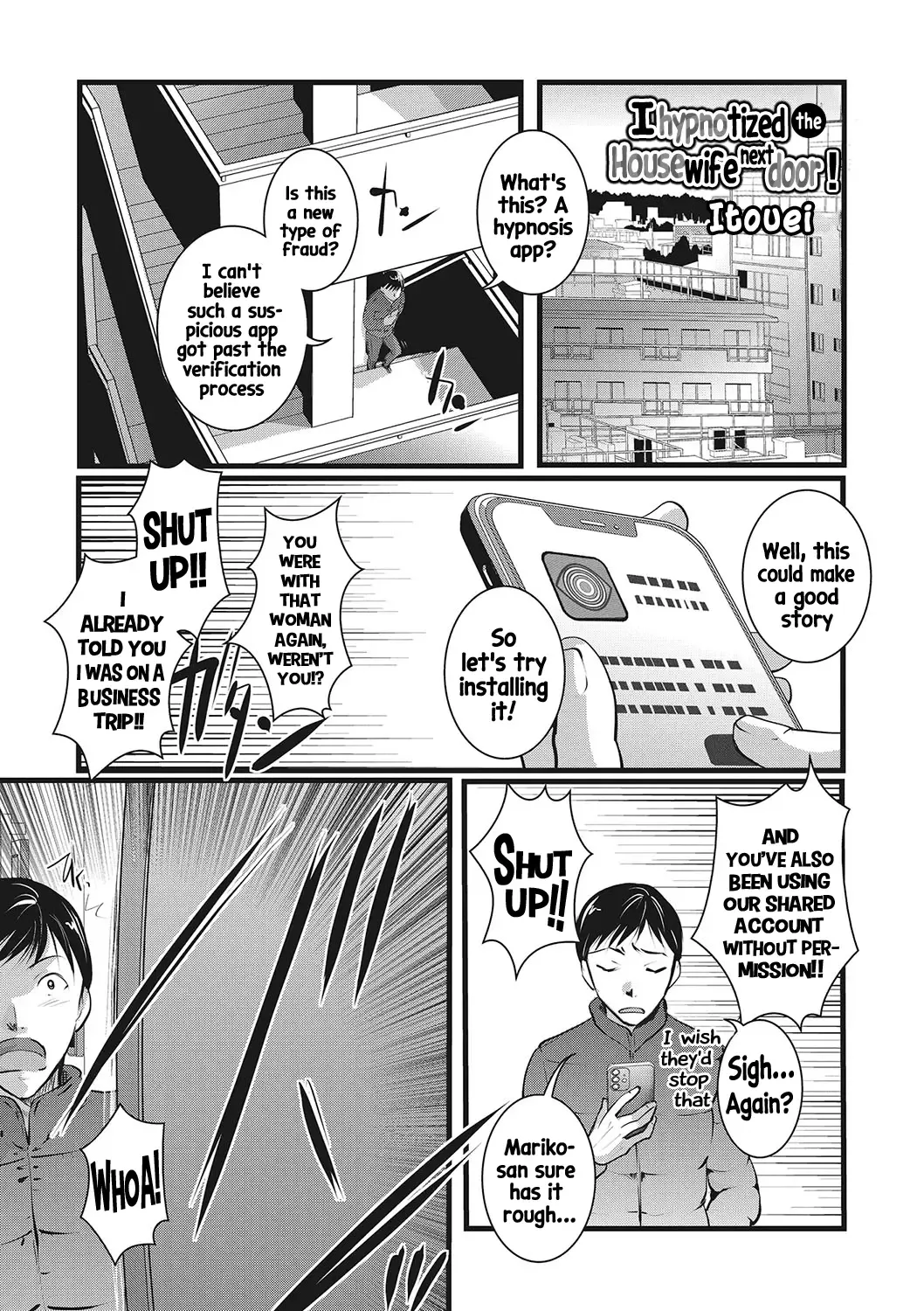 [Itou Ei] Rinjin Zuma wa Saiminchuu! | I hypnotized the housewife next door! Fhentai - Page 1