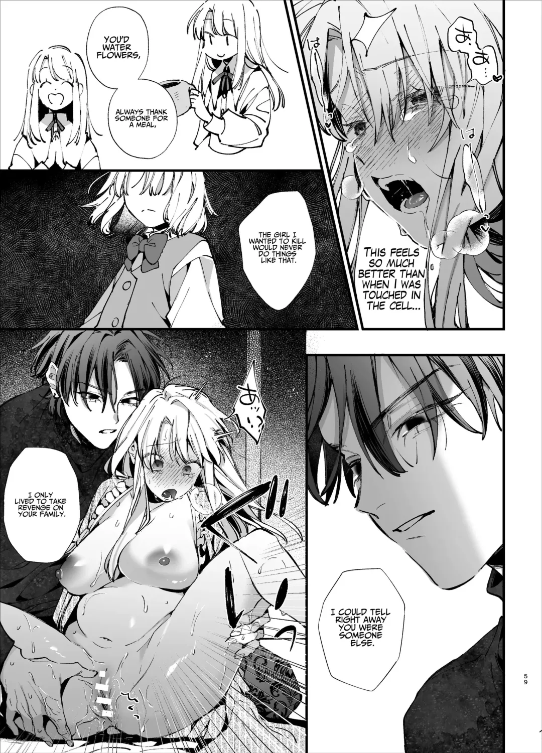 [Umekoppe] Shini gē ni Tensei Shita Mafia jō wa Henai Supai ni te Kagome ni Sareru | The Spy Who Ravished Me ~Reborn As a Mafia Princess in a Deadly Game~ Fhentai - Page 59