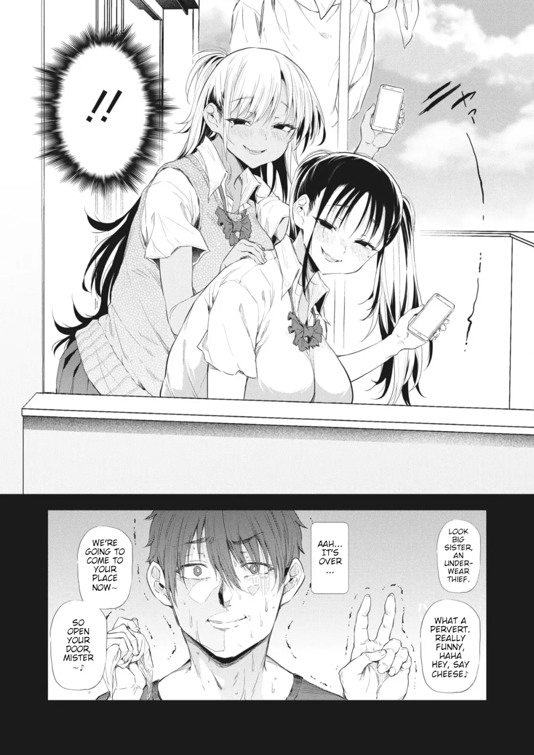 [Nusmusbim] Totte Torarete Shirokuro Gal Shimai | They Caught My Crime On Camera Black And White Gyaru Sisters Fhentai - Page 5