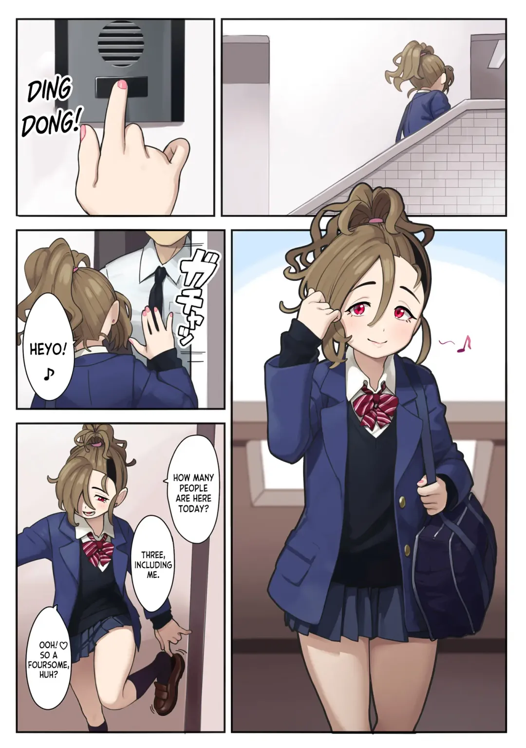 [Omaru Gyuunyuu] Itsumodoori no Okozukai Kasegi Fhentai - Page 3