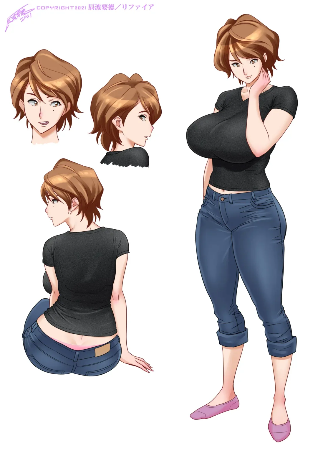 [Tatsunami Youtoku] Haha ga Tomo Kano ni Natta node Fhentai - Page 50