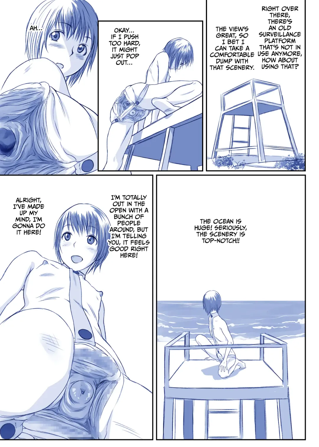 [Tsuru] Issho ni Kaisuiyoku ni Itta Ko wa Chou Daitan na Mizugi Sugata de Onnanoko no Nakami ga Marumie Joutai desu Fhentai - Page 39