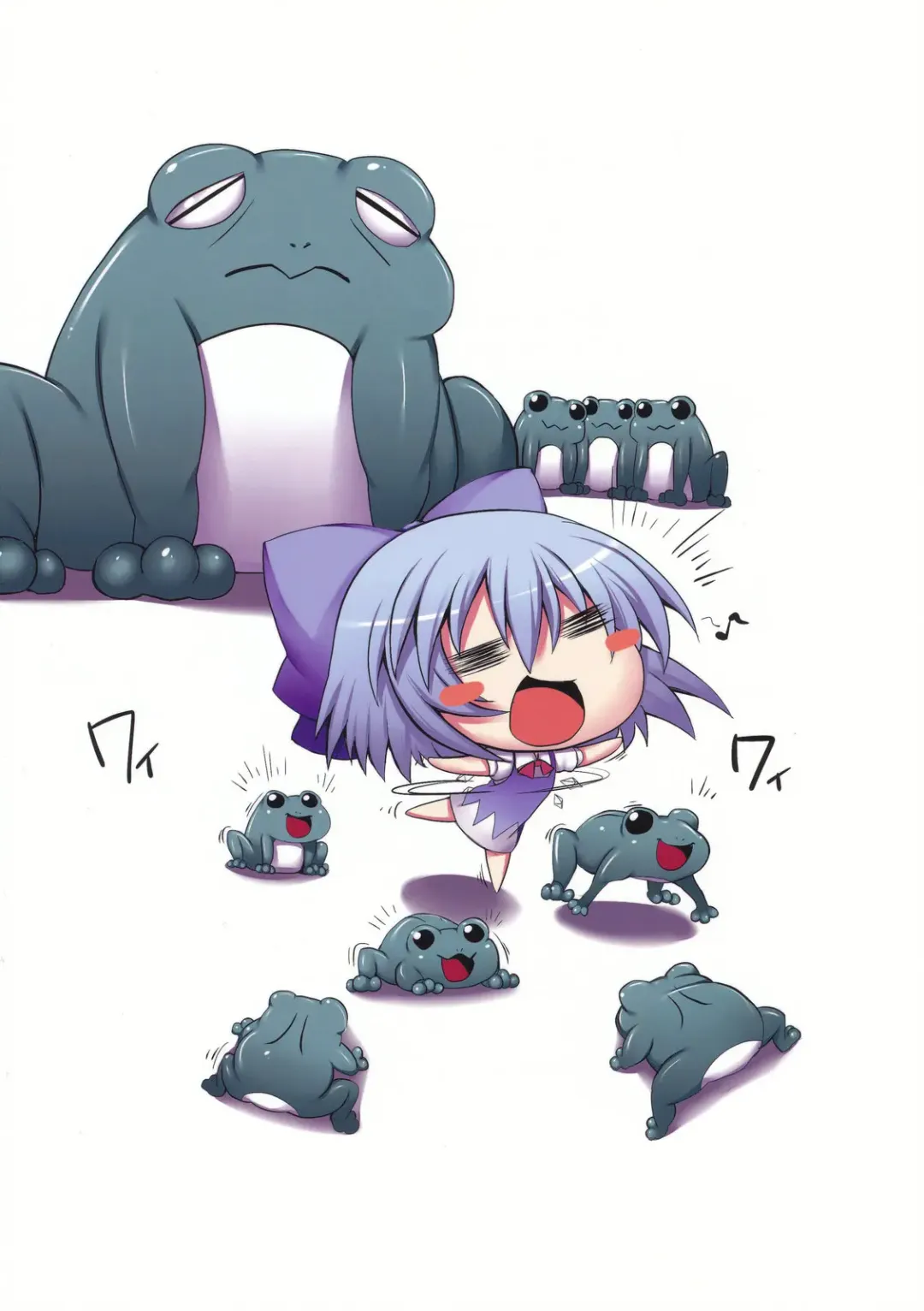 [Suga Hideo] Cirno Dai Pinch! ~Kaeru no Fukushuu Hen~ | Cirno in Big Trouble! ~ Revenge of the Frogs ~ Fhentai - Page 32