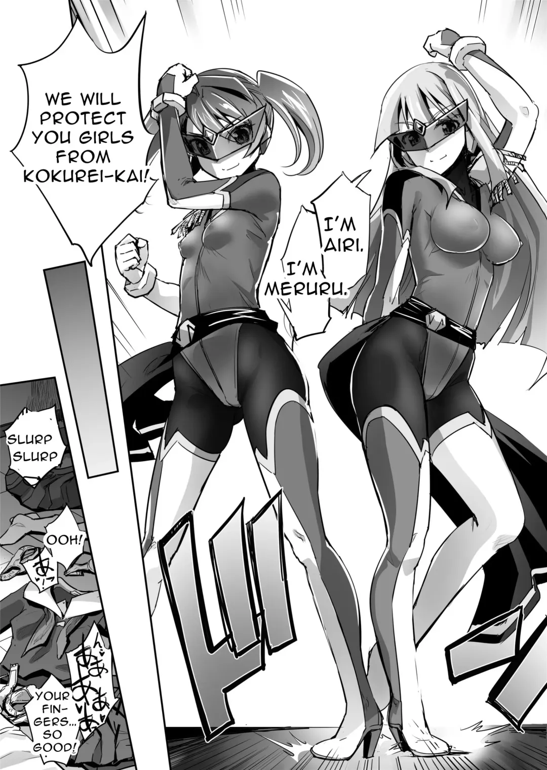 [Sasayuki] Enhyou Souki Twin Curely Yuri Heroine wa Otoko no Chinpo ni Haiboku suru Zenpen + Kouhen | FlameFrost Duo TWIN CURELY ~Yuri Heroines Defeated By Dick~ Part 1+2 Fhentai - Page 6