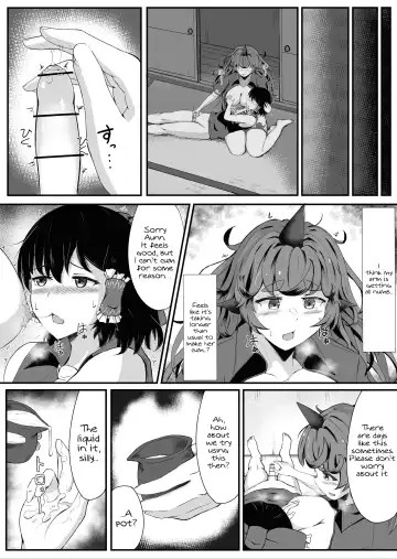 [Haneda Tomo] Aunn to Reimu no Ecchi na Yatsu | A Story about Aunn and Reimu Being Lewd Fhentai - Page 21