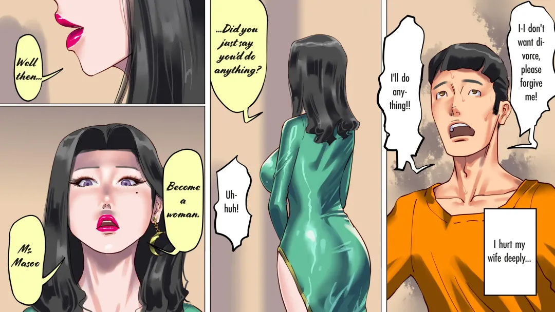 [Papermania] I was trapped by my wife and daughter and turned into a cross-dressing masochist Fhentai - Page 12