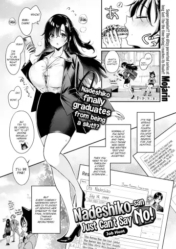 Read Nadeshiko-san Just Can't Say No! ~Job Hunt~ - Fhentai
