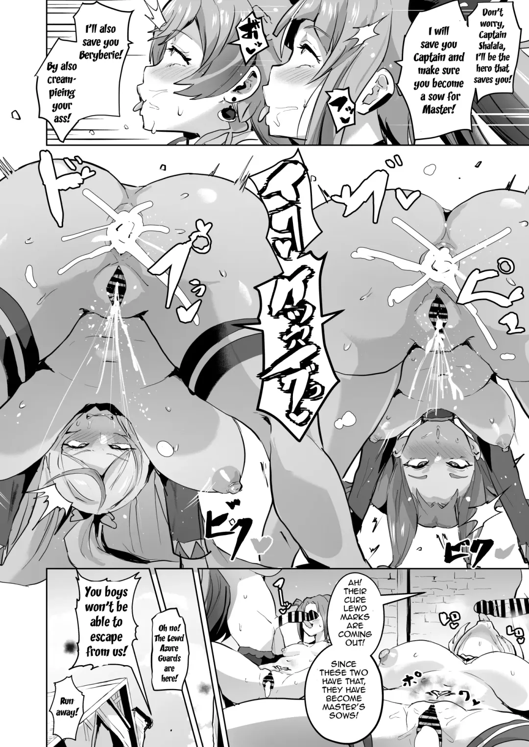 [Sanatuki] Hirogaru Dosukebe Butacure S | Spreading Lewdness Butacure S Fhentai - Page 36