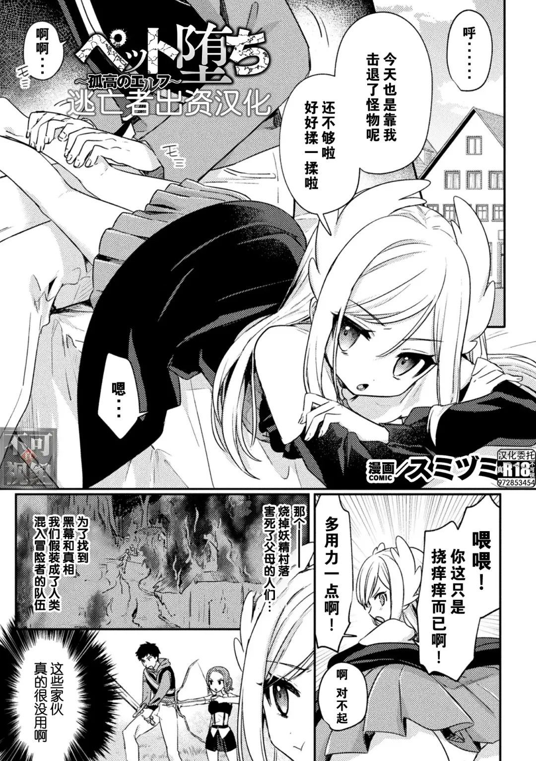 [Sumidumi] Pet Ochi ~Kokou no  Elf~ Fhentai - Page 1