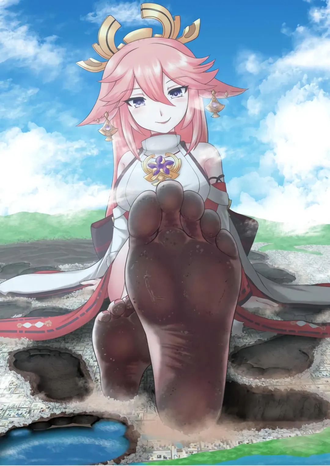 Tenshin Ranman Gigantic Extreme 8th [Digital] - AI Colored Fhentai - Page 9