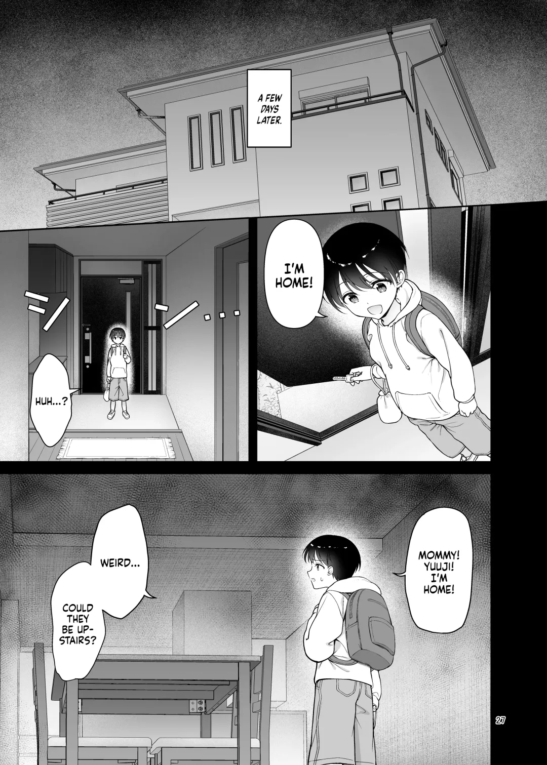 [Asahina Hikage] Boku no Mama wa Otouto no Mae de dake Dosukebe ni Naru | My Mom Turns Into a Slut for My Little Brother, and Him Alone Fhentai - Page 27