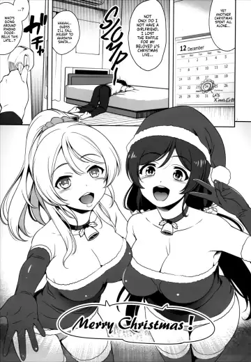 [Yasui Riosuke] NozoEri Santa ni Shiboritorare'mas - Merry Squeezmas with Nozomi and Eli Fhentai - Page 4