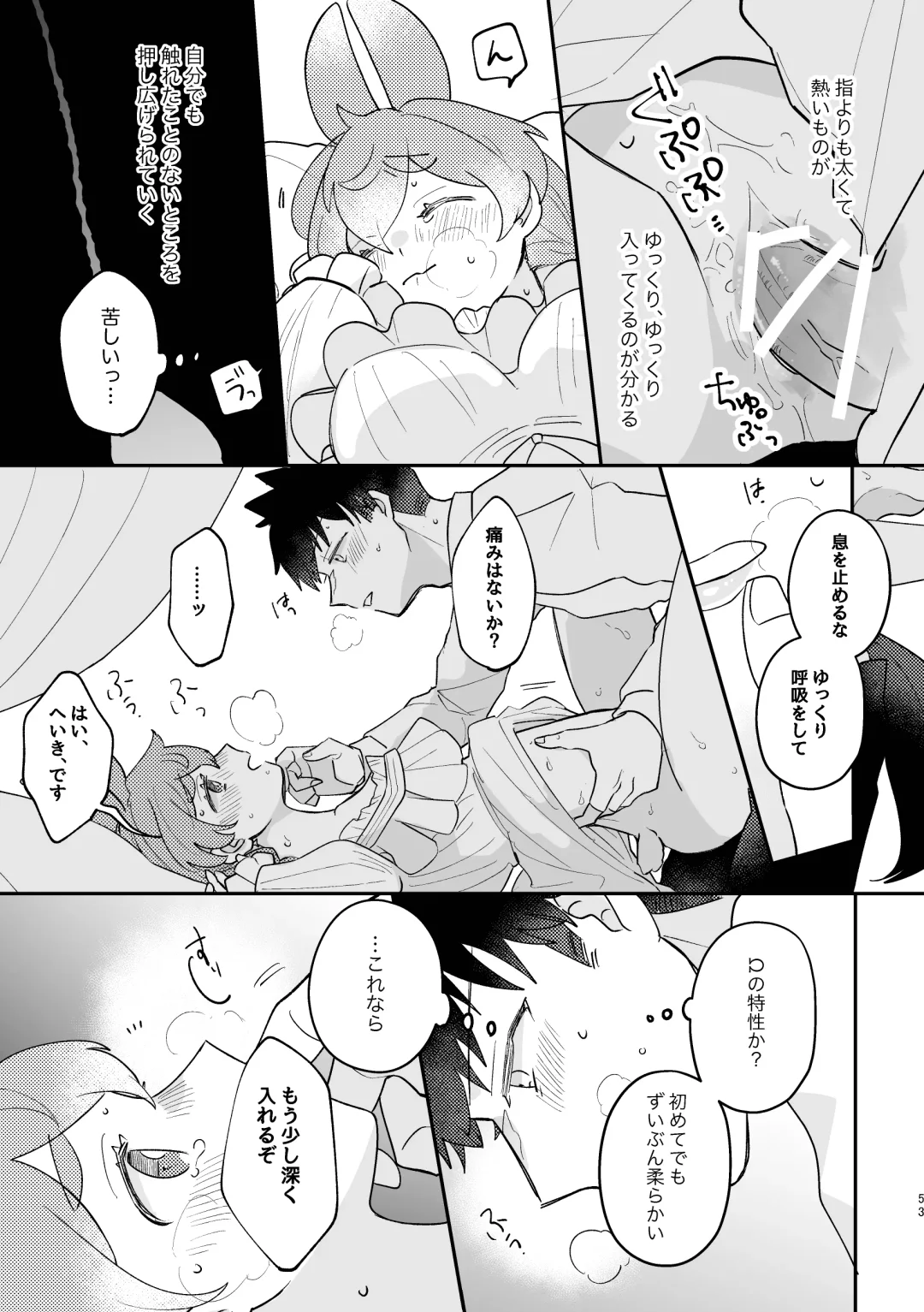 [Sabakan] Usagi Reijou to Ookami Reisoku Fhentai - Page 53